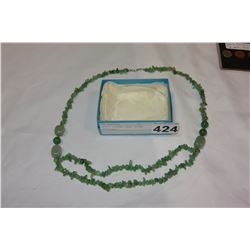 MULTI STRAND JADE STONE NECKLACE