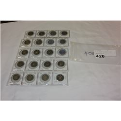 LOT OF TWENTY 50 CENT PIECES