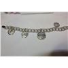 Image 2 : STERLING CHARM BRACELET WITH CHARMS