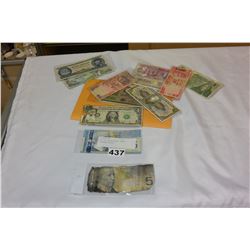 LOT OF COLLECTIBLE PAPER CURRENCY BILLS