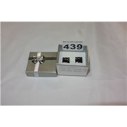 STERLING SILVER ENAMEL CUFFLINKS RETAIL $300