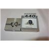 Image 1 : STERLING SILVER GENUINE MYSTIC TOPAZ STATEMENT RING RETAIL $250.00