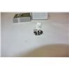 Image 2 : STERLING SILVER GENUINE SAPPHIRE CLUSTER RING RETAIL$300.00
