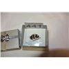 Image 3 : STERLING SILVER GENUINE SAPPHIRE CLUSTER RING RETAIL$300.00
