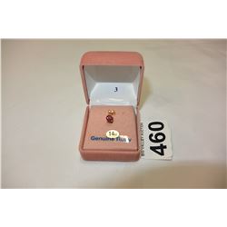 14KT YELLOW GOLD GENUINE RUBY PENDANT RETAIL $200