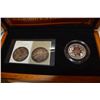 Image 3 : ROYAL CANADIAN MINT 100 ANNIVERSARY COIN AND STAMP SET IN WOOD BOX