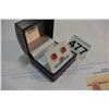 Image 3 : 10KT YELLOW GOLD GENUINE RUBY EARRINGS WITH APPRAISEL $1500.00