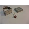 Image 2 : STERLING SILVER GENUINE RUBY CLUSTER RING RETAIL $300.00