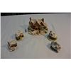 Image 1 : HAND PAINTED LILLIPUT LANE COLLECTIBLE CHRISTMAS HOUSE AND FOUR SMALL HOUSES