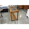 Image 2 : GLASSTOP SOFA TABLE