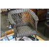 Image 3 : SMALL WICKER CHAIR AND BIRD CAGE