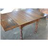 Image 3 : ANTIQUE OAK DINING TABLE