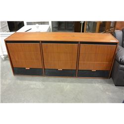 TEAK 12 DRAWER DRESSER