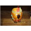 Image 4 : THREE NOVELTY CERAMIC COOKIE JARS BASKET MONK AND NATIVE