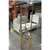 Image 3 : MODERN 3 TIER GLASS SHELF UNIT