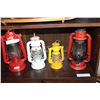 Image 1 : FOUR CAMP LANTERNS