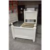 Image 1 : SINGLE SIZE WHITE BEDFRAME