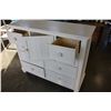 Image 2 : WHITE 8 DRAWER DRESSER