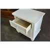 Image 2 : WHITE 2 DRAWER NIGHTSTAND