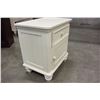 Image 5 : WHITE 2 DRAWER NIGHTSTAND