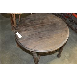 WALNUT ROUND ENDTABLE