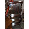 Image 1 : MIRRORED WOOD WALL SHELF