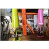 Image 1 : GREEN AND PINK TABLE LAMPS