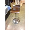Image 1 : CHROME AND BENTWOOD GAS LIFT BAR STOOL
