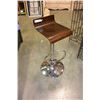 Image 2 : CHROME AND BENTWOOD GAS LIFT BAR STOOL