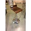 Image 2 : CHROME AND BENTWOOD GAS LIFT BAR STOOL