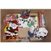 Image 2 : BOX OF CHRISTMAS DECORATIONS AND SCENES