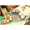 Image 1 : LOT OF INDOOR OUTDOOR HOLIDAY CANDLES