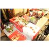 Image 1 : LOT OF HOLIDAY SERVING SETS