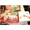 Image 3 : LOT OF HOLIDAY SERVING SETS