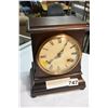 Image 1 : RESTORED AMERICAN WALNUT CASED SHELF CLOCK