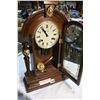 Image 2 : NEW HAVEN FRENCH STYLE MANTLE CLOCK SERVICED AND WORKING