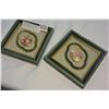 Image 1 : PAIR OF HAND PAINTED LIMOGE LOVESTORY FRAMED CHINAS