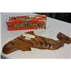 Image 1 : SIGNED CARVED FIRST NATION FISH AND BEAD LOOM