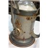 Image 2 : RAILWAY LANTERN AND OILER AND WHISTLE AND ANTIQUE LOCK WITH KEY AND OTHER LOCKS