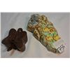 Image 1 : RADFORD BUTTERFLY WARE WALL POCKET AND BUTTERFLY TEAPOT