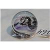 Image 2 : CAITHNESS MOON CRYSTAL ART GLASS PAPER WEIGHT MADE IN SCOTLAND