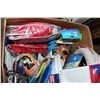 Image 2 : LARGE BOX OF FLAGS AND NEW ITEMS