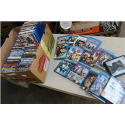 BOX OF BLU RAY MOVIES