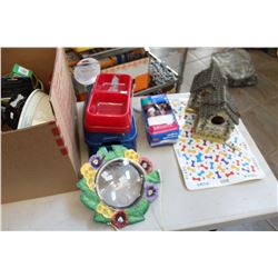 BOX OF PET ITEMS