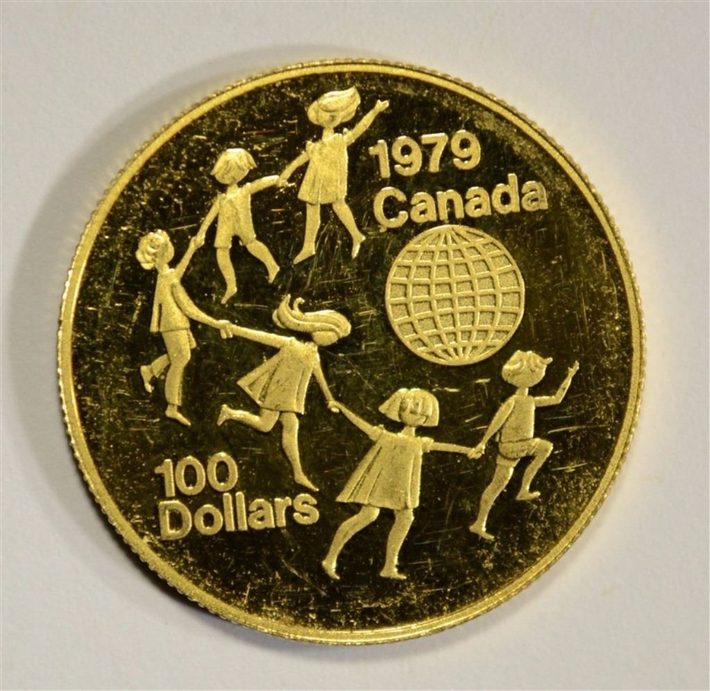 1979 Canada 100 Gold Coin 15 48grams 916 Gold 1979 Canada 100 Gold Coin 15 48grams 916 Gold