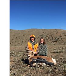 Youth doe pronghorn hunt with High Plain Adventures