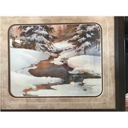 Framed print "Cache Creek Winter"
