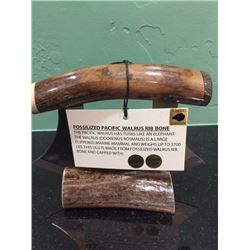Walrus Rib Bone Carving