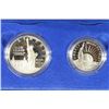 Image 1 : 1986 STATUE OF LIBERTY 2 PROOF COIN SET