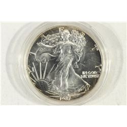 1987 AMERICAN SILVER EAGLE UNC